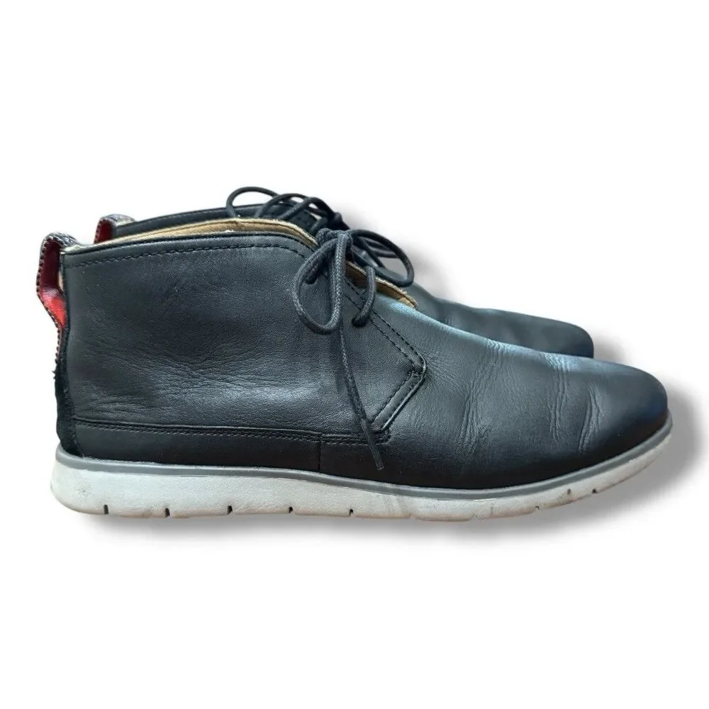 UGG Freamon Waterproof Chukka Ankle Leather Boots Black 1017277 Men’s Size 9.5